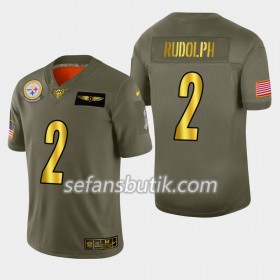 Pittsburgh Steelers Tröjor Mason Rudolph 2 Nike 2019 Salute to Service 100th - Herr